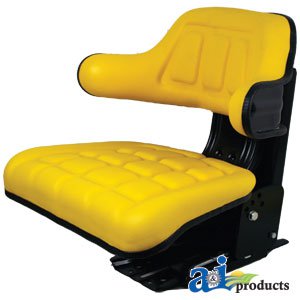 W222YL John Deere Utility Tractor Seat (Yellow)