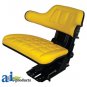 W316YL John Deere Tractor Seat 16' Degree Angle w/ Arm Rest YELLOW