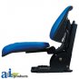 TF222BU Universal Flip-Up Tractor Seat Trapezoid Back BLUE