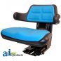 W223BU Universal full suspension adjustable Tractor Seat with armrest BLUE