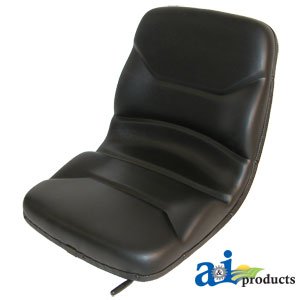 CS128-1V Universal Highback Dishpan Tractor Seat BLACK