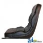 CS128-1V Universal Highback Dishpan Tractor Seat BLACK