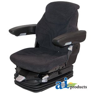 MSG95GGRC-ASSY Air Ride Tractor/Truck Seat Assembly CHARCOAL MATRIX CLOTH