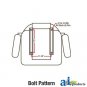 HIS360 Universal High Back Industrial Tractor Seat w/ Suspension Slide Track & Armrests
