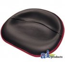 357518R92-1 Tractor Seat Steel Pan BLACK Vinyl 4 Bolt Pattern