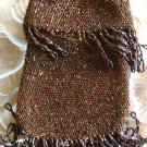 Copper Beaded Drawstring Purse