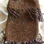 Copper Beaded Drawstring Purse