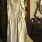 Oleg Cassini Wedding Gown Silk Pearls Sz 14 NWT
