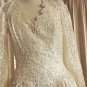 Wedding Gown Amy Lee Hilton Bridal Pearl Encrusted  sz 10