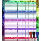 (Set with 4 Items) - My to do List_Planner_Progress Charts) + 3 Magnetic Dry Erase Marker v1 (Set with 4 Items) - My to do List_Planner_Progress Charts) + 3 Magnetic Dry Erase Marker v1