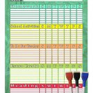 (Set with 4 Items) - My to do List_Planner_Progress Charts) + 3 Magnetic Dry Erase Marker v5 (Set with 4 Items) - My to do List_Planner_Progress Charts) + 3 Magnetic Dry Erase Marker v5