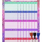(Set with 4 Items) - My to do List_Planner_Progress Charts) + 3 Magnetic Dry Erase Marker v6 (Set with 4 Items) - My to do List_Planner_Progress Charts) + 3 Magnetic Dry Erase Marker v6