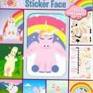 Magical Unicorn Sticker Face - Sticker Activity Book