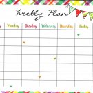 Magnetic Dry Erase Calendar - (Full Sheet Magnetic) - v8