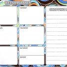Magnetic Dry Erase Calendar - Weekly Planner