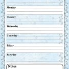 Magnetic Dry Erase Calendar - White Board Planner for Refrigerator - 3_023