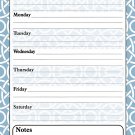 Magnetic Dry Erase Calendar - White Board Planner for Refrigerator _ School Lockers - 3_05 Magnetic Dry Erase Calendar - White Board Planner for Refrigerator _ School Lockers - 3_05