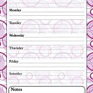 Magnetic Dry Erase Calendar - White Board Planner for Refrigerator _ School Lockers - Fractal 3_08 Magnetic Dry Erase Calendar - White Board Planner for Refrigerator _ School Lockers - Fractal 3_08