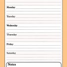 Magnetic Dry Erase Calendar - White Board Planner for Refrigerator _ School Lockers - Orange 3_016 Magnetic Dry Erase Calendar - White Board Planner for Refrigerator _ School Lockers - Orange 3_016