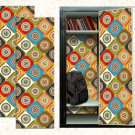 Magnetic Locker Wallpaper - Pack of 2 Rolls (Geometric) vg 019