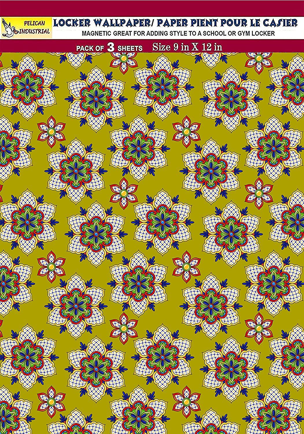 Magnetic Locker Wallpaper (Full Sheet Magnetic) -  Pack of 3 Sheets  (vb031c)
