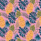 Magnetic Locker Wallpaper (Full Sheet Magnetic) - (Tropical Leaves) - Pack of 3 Sheets ((vb043)