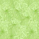Magnetic Locker Wallpaper (Full sheet Magnetic) - (Tropical leaves) - Pack of 3 Sheets (vb060)
