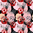 Magnetic Locker Wallpaper (Full Sheet Magnetic) - Pack of 3 Sheets - Abstract Pattern (vb035c)