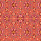 Magnetic Locker Wallpaper (Full Sheet Magnetic) - Pack of 3 Sheets - Geometric Pattern  (vb050)