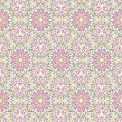 Magnetic Locker Wallpaper (Full Sheet Magnetic) - Pack of 3 Sheets - Geometric Pattern (vb051)