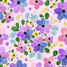 Magnetic School Locker Wallpaper (Full Sheet Magnetic) - Flowers - Pack of 3 Sheets - vr18
