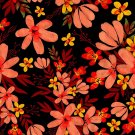 Magnetic School Locker Wallpaper (Full Sheet Magnetic) - Flowers - Pack of 3 Sheets - vr23