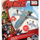Marvel Avengers The Quinjet Mini 3D Puzzle Ages 6+ 19 Pieces Hulk Iron Man