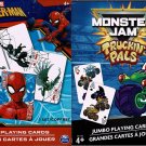 Marvel Spider-Man & Monster Jam - Jumbo Playing Cards (Set of 2) Marvel Spider-Man & Monster Jam - Jumbo Playing Cards (Set of 2)