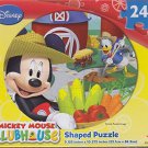 Mickey Shaped Puzzle 24 Piece - Farming with Donald