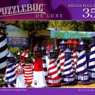 Miniature Lighthouses - 350 Pieces Deluxe Jigsaw Puzzle