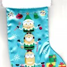Minions - 18_ Full Printed Satin Christmas Stocking with Plush Cuff