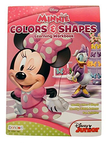 Minnie Mouse Colors & Shapes Learning Workbook by Disney