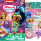 Nickelodeon Shimmer and Shine - Stickers Book - 125 Stickers & 25 Tattoo Set