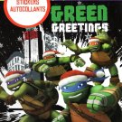Nickelodeon Teenage Mutant Ninja - Green Greetings - 75 Stickers Autocollants