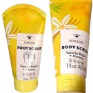 Nourishing Body Scrub & Foot Scrub - Vanilla Bean & Honey (Set of 2 Pack)