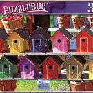 Painted Wood Birdhouses - 300 Pieces Jigsaw Puzzle