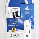 Power Strip 3 Outlet 1 Count Power Strip 3 Outlet 1 Count
