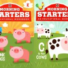 PRE-K & Kindergarten - Morning Starters Educational Workbooks - Set of 2 Books - v10 PRE-K & Kindergarten - Morning Starters Educational Workbooks - Set of 2 Books - v10