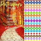 Pathways 2021-2022 2 Year Pocket Planner_Calendar_Organizer - with 100 Reminder Stickers