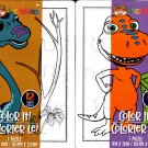 PBS Kids Dinosaur Train - 12 Pieces Coloring Puzzle (Color it) - (Set of 2) v3