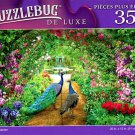 Peacock Garden - 350 Pieces Deluxe Jigsaw Puzzle