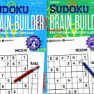 Pocket Size Sudoku Puzzles - Brain Builder - Over 80 Challenging Puzzles - Vol.3 - 4 Pocket Size Sudoku Puzzles - Brain Builder - Over 80 Challenging Puzzles - Vol.3 - 4