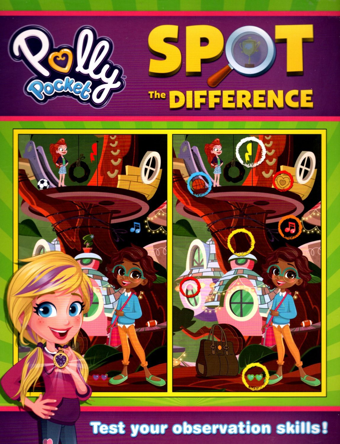 Polly Pocket - Spot the Difference - Test Your Observation Skills! - Picture Puzzles Book