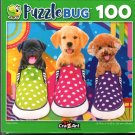 Puppy Socks - 100 Pieces Jigsaw Puzzle